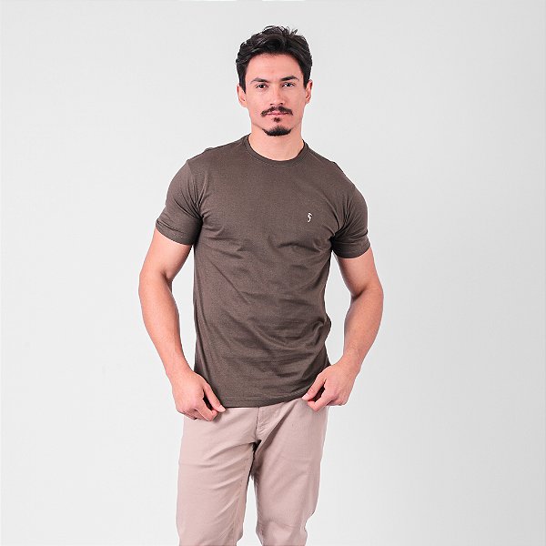 Camiseta Essencial Algodão Premium Masculina