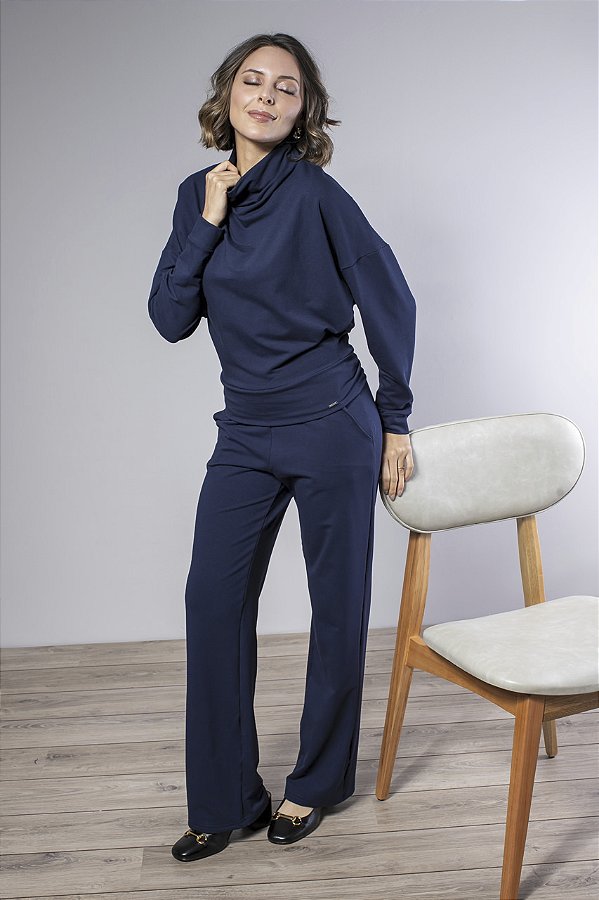 Calça Feminina Conforto com Bolsos