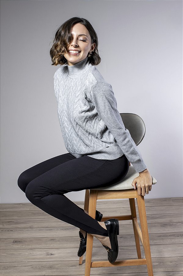 Calça Legging Fusô Feminina com Pezinho