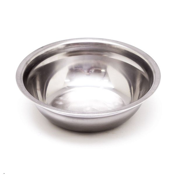 Tigela bowl em inox 13cm p/ cozinha confeitaria restaurantes