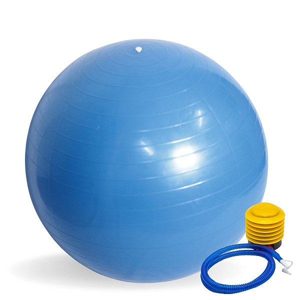 Bola Soft Pilates Grande 26cm Cor Azul-clara