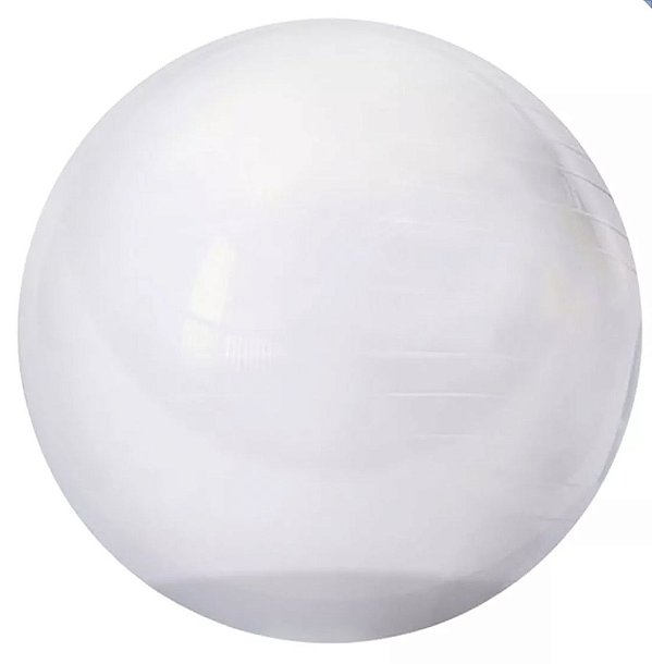 Bola De Pilates 75cm Transparente Yoga Fisioterapia Academia