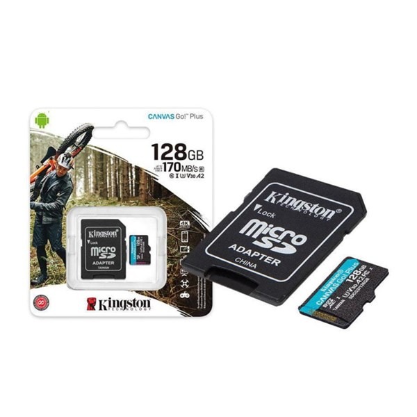 Cartão de Memória Kingston Micro SD 128Gb 170MBs