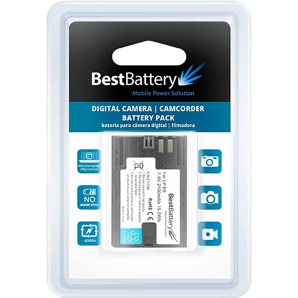 Bateria Similar Bestbattery LP-E6