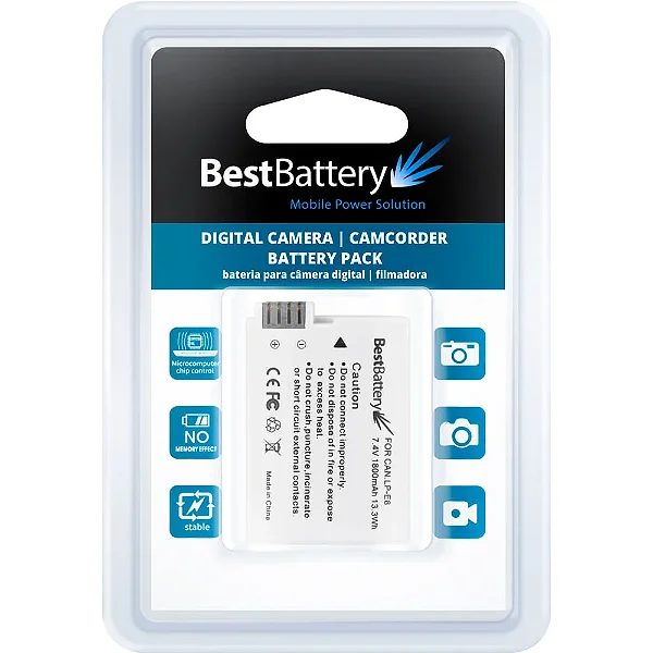 Bateria Similar Bestbattery LP-E8