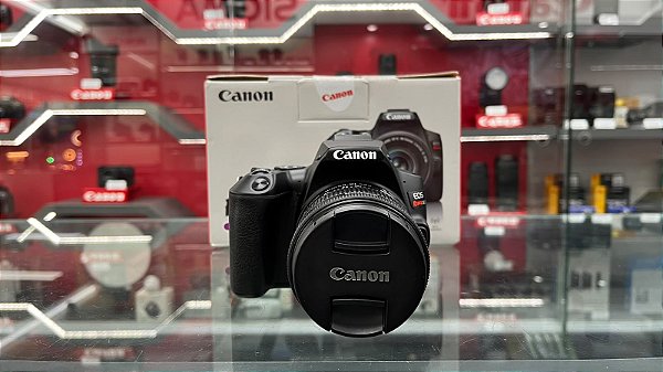 Camera Digital Canon SL3 c/ lente 18-55mm - Usada aprox. 2 mil cliques