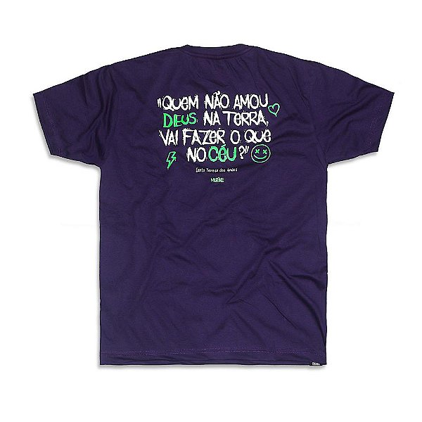 CAMISETA AMAR DEUS NA TERRA