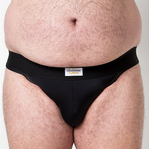 Jockstrap Preta - Lycra