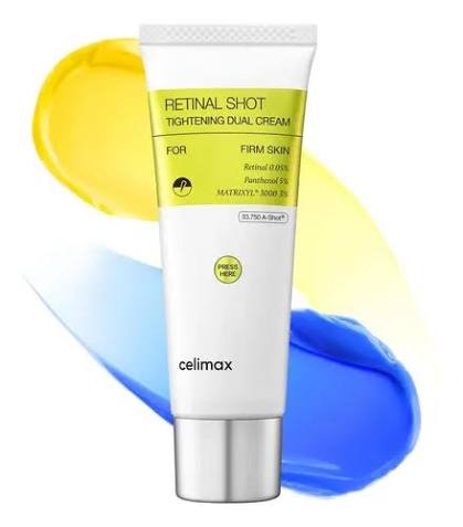 Celimax Retinal shot tightening dual cream firme skin 50 ml - Lançamento