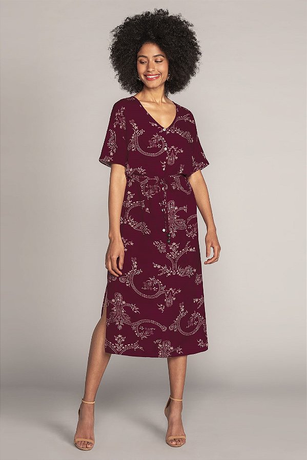 Vestido Tecido Viscose