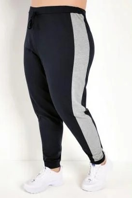 Calça Moleton Vicolor Plus Size