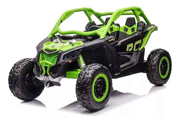 Carro Elétrico Infantil Maverick X3 24V 4x4 com Cinto Segurança e Controle