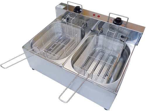 Fritadeira Elétrica 2 Cubas 5 lItros