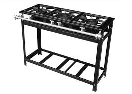 Fogão 03 bocas baixa pressão cristalaço