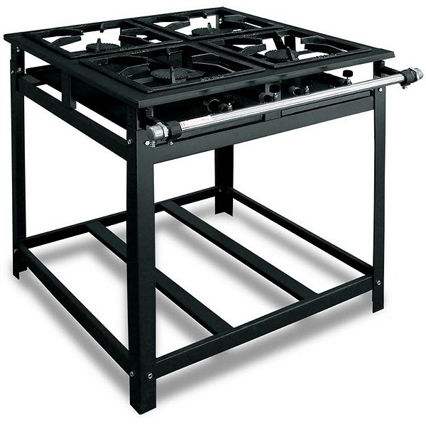 Fogão 04 bocas alta pressão