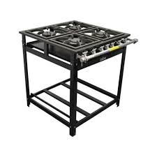 Fogão 04 bocas baixa pressão cristalaço