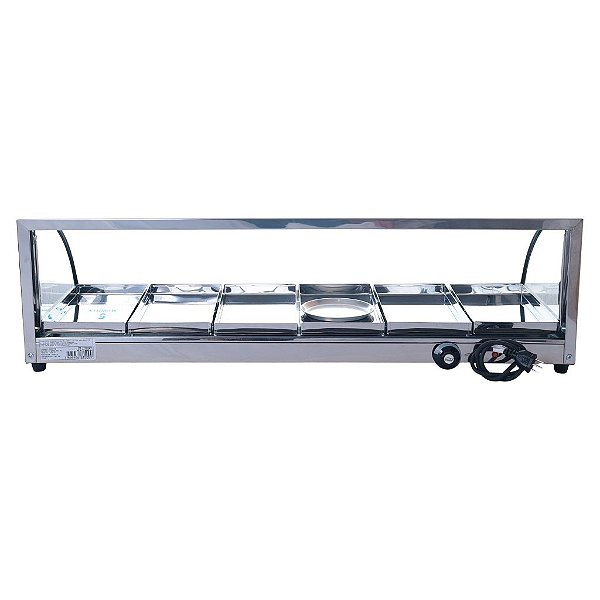 Estufa Simples de 6 bandejas com Vidro Curvo