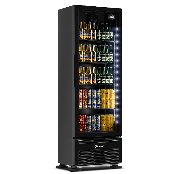 CCV290 Porta de Vidro Full Black 393L