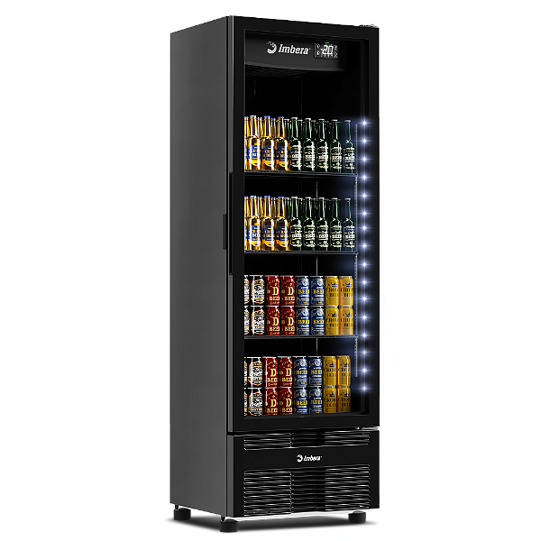 CCV315 Porta de Vidro Full Black 485L