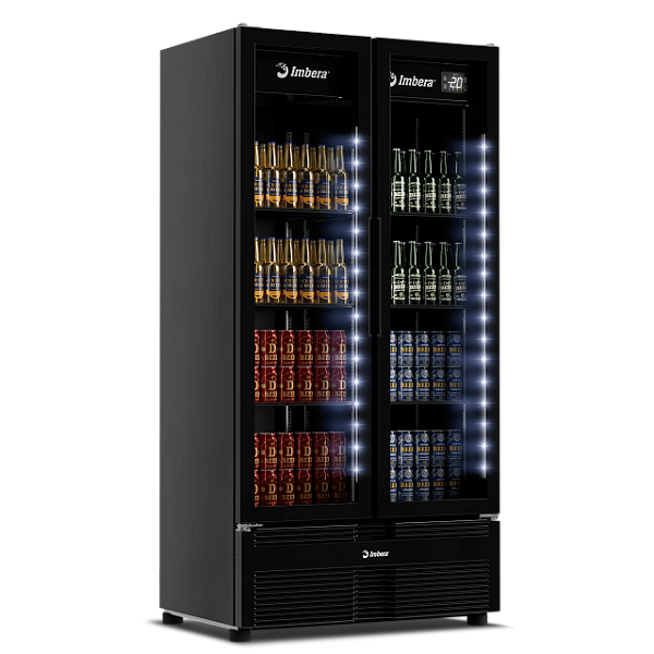 CCV480 Porta de Vidro Full Black 810L