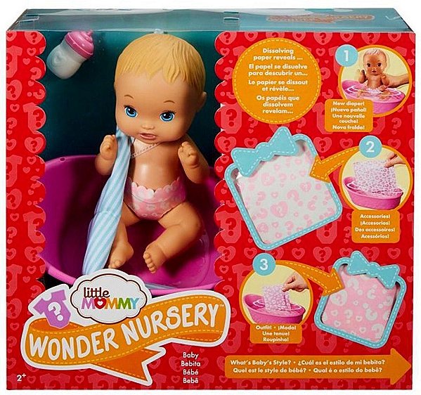 Boneca Little Mommy Surpresas Mágicas com Banheira - Mattel