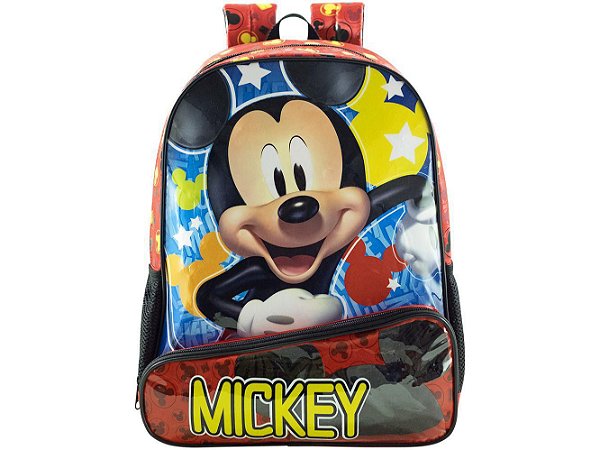 Mochila Infantil Escolar Tam. G  Hey Mickey Mouse - Xeryus