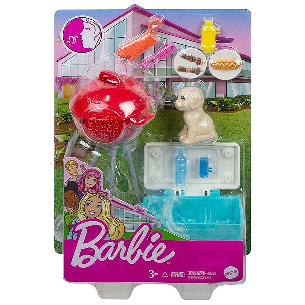 Mini Conjunto da Barbie Pet Churrasqueira - Mattel