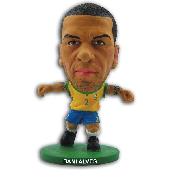Mini Craques Jogadores da Seleção Brasileira Daniel Alves - DTC