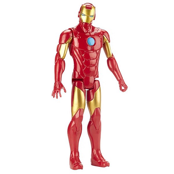 Boneco Marvel Titan Heroes Iron Man Vingadores Homem de Ferro - Hasbro