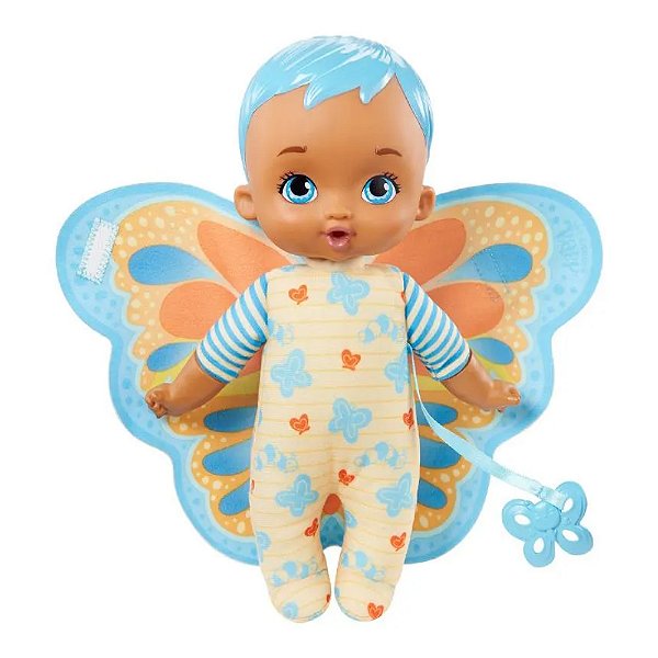 Boneca My Garden Baby Borboleta Asas Boa Noite Azul - Mattel