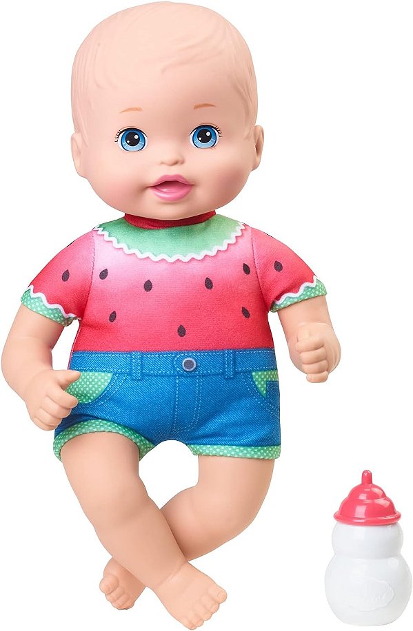Boneca Little Mommy Recém Nascido Roupa de Melância - Mattel