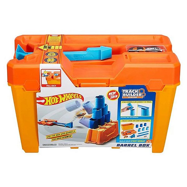Pista Hot WHeels Caixa de Obstáculos Track & Builder - Mattel