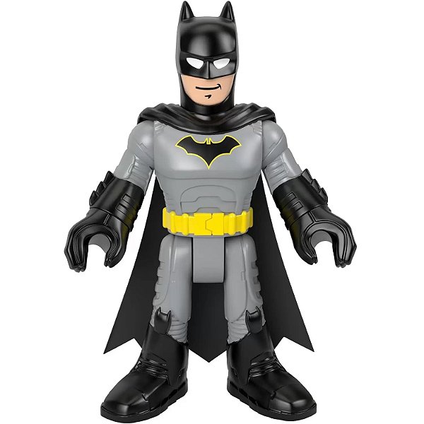 Boneco Batman Imaginext Uniforme Cinza e Preto XL - Mattel
