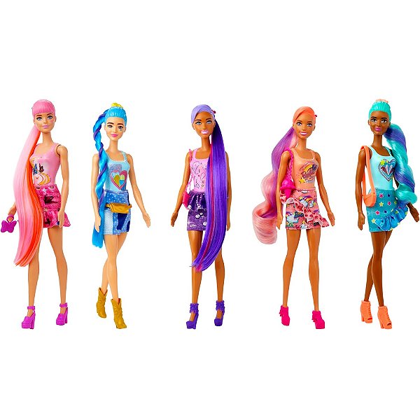 Boneca Barbie Color Reveal Looks Denim - Mattel