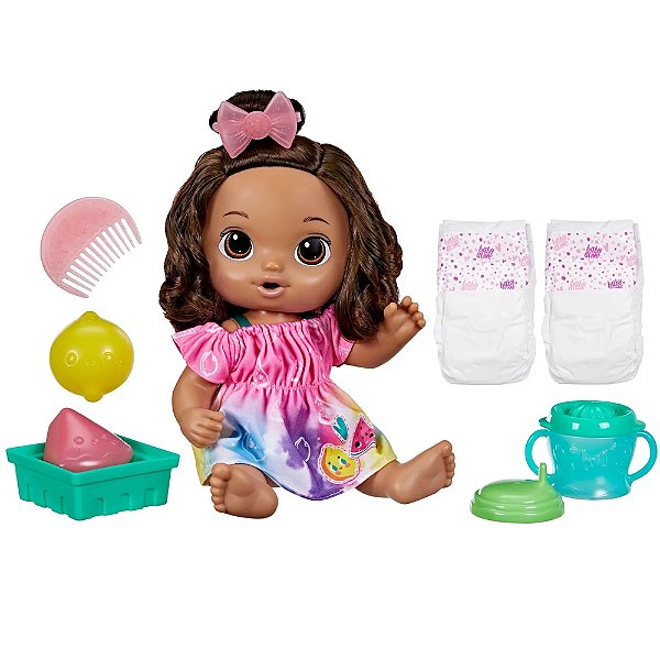 Boneca Baby Alive Hora do Suco Morena - Hasbro