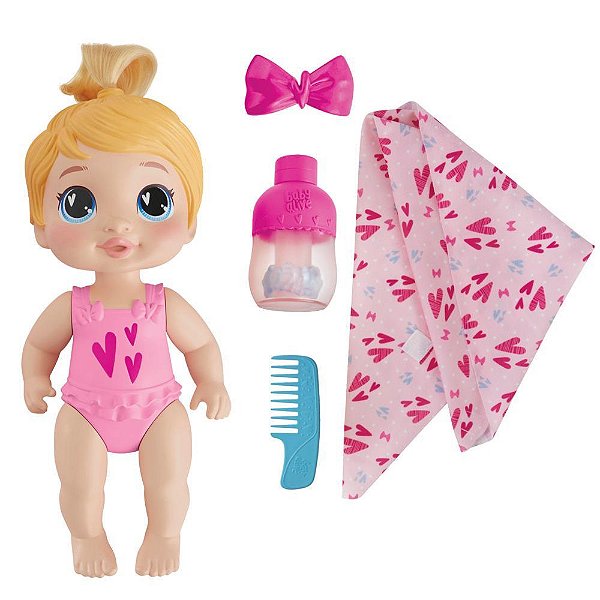 Boneca Baby Alive Bebê Shampoo Loira Harper Hugs - Hasbro