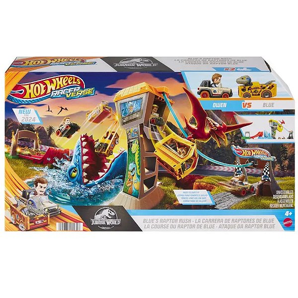 Pista Hot Wheels RacerVerse Jurassic World - Mattel
