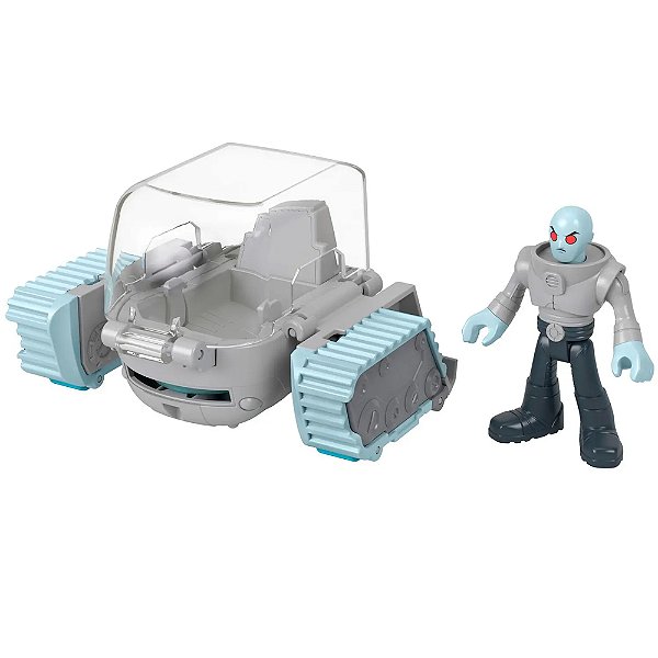 Imaginext DC Super Friends Head Shifters Mr Freeze & Snow Tank- Mattel