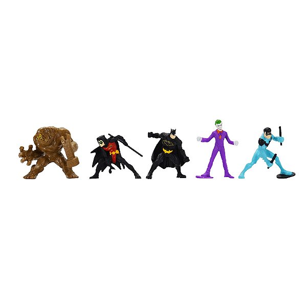 Boneco DC Batman VS Coringa e Cara De Barro - Sunny