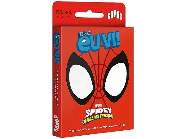 Jogo Eu Vi! Marvel Spidey Eu Vi! 55 Peças - Copag