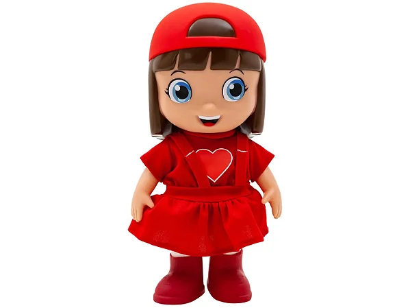 Boneca Gi Neto Aventureira Vermelha - Rosita