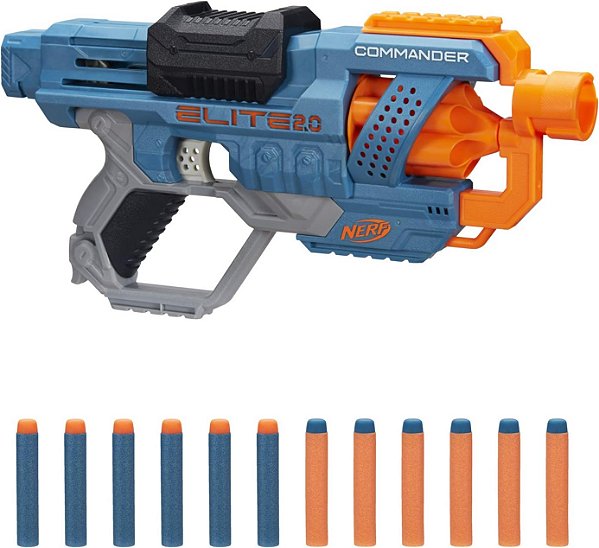 Lançador Nerf Elite 2.0 Commander RD 6 Dardos - Hasbro