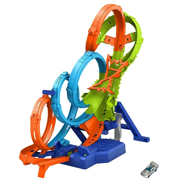 Pista Hot Wheels Action Voltas e Colisões Desafiadoras - Mattel