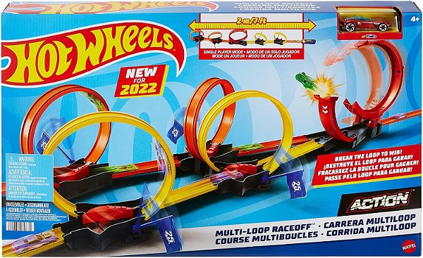 Pista Hot Wheels Action Corrida Multiloop - Mattel