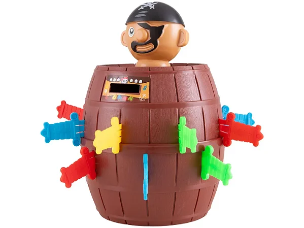 Jogo Barril Pula Pirata Lulie Kids - CN Toys