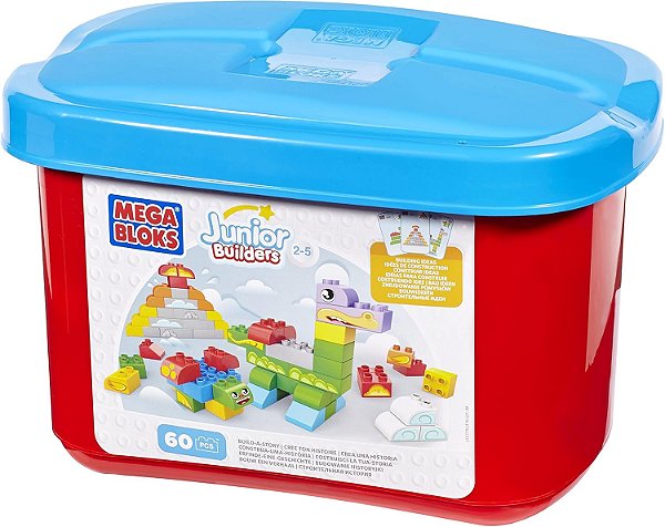 Mega Bloks Balde Junior Builders 60 Peças - Fischer Price