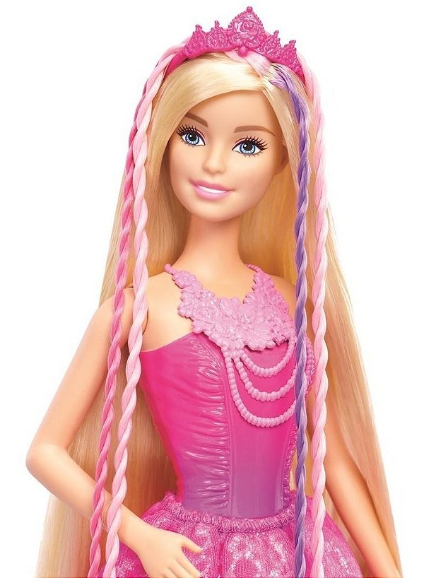 Barbie Princesa Penteados Mágicos - Mattel