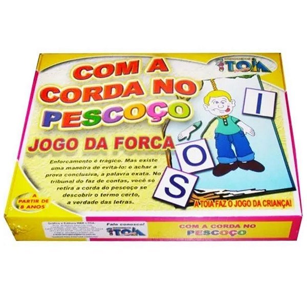 Brinquedos - Jogo da Forca - Brincadeira de Criança - Loja Virtual