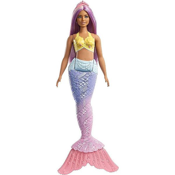 Boneca Barbie Dreamtopia Sereia Lilás - Mattel