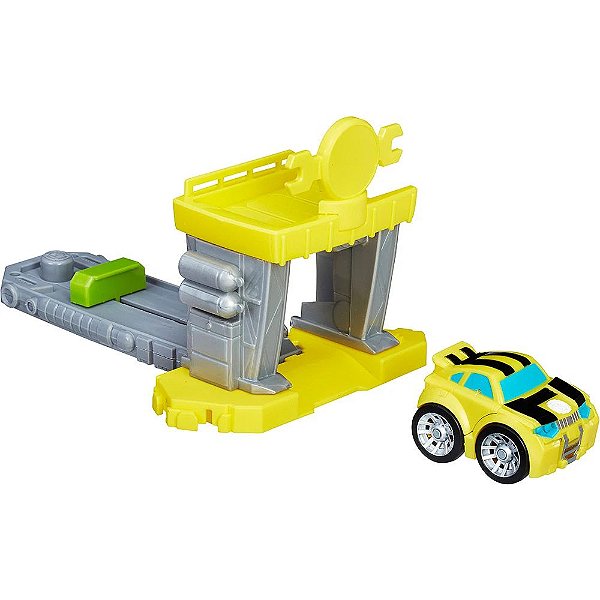 Bumblebee Lançador Flip Racer Transformers Rescue Bots - Hasbro